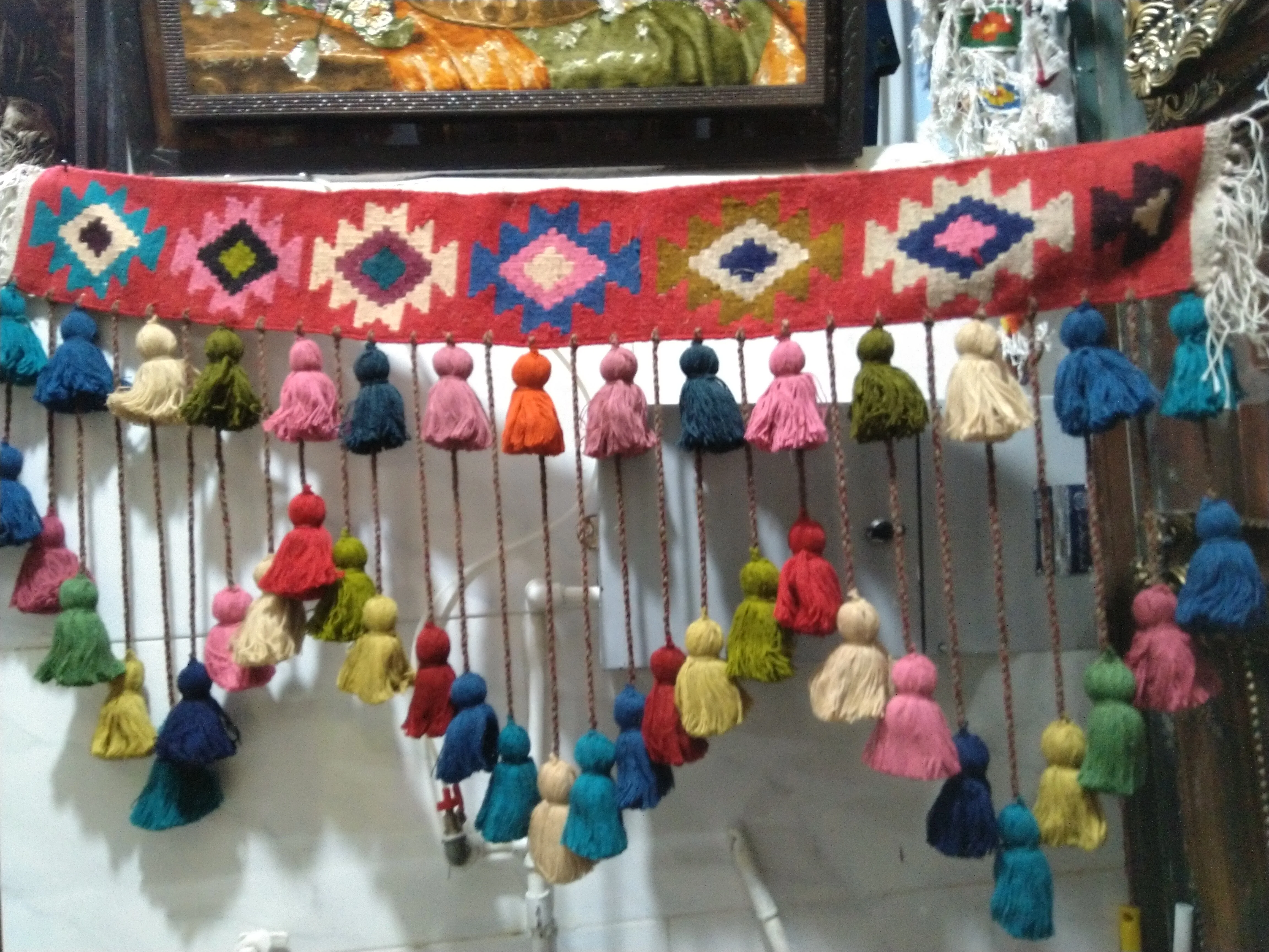 تاریخچه گلیم بافی - پرده تزئینی